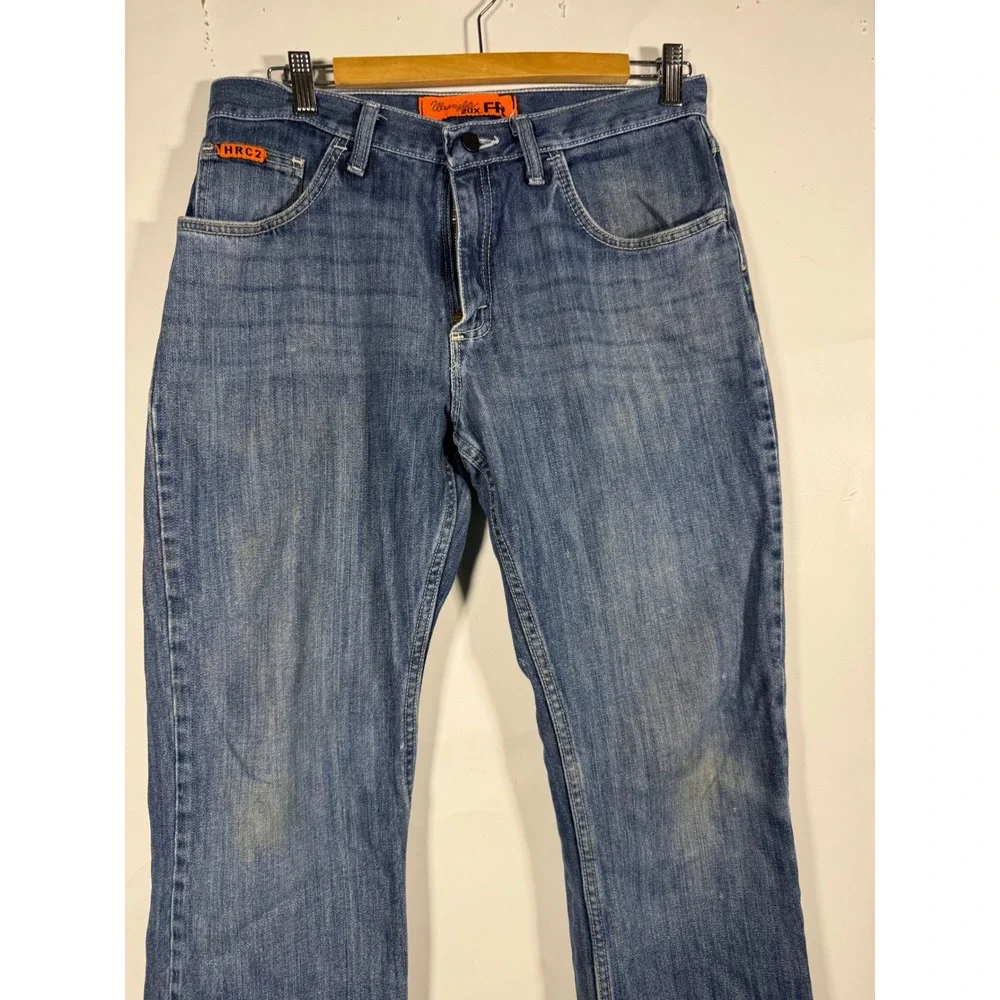 Wrangler 20X FR Flame Resistant Blue Jeans Mens Size 32x32 HRC2 Workwear Denim